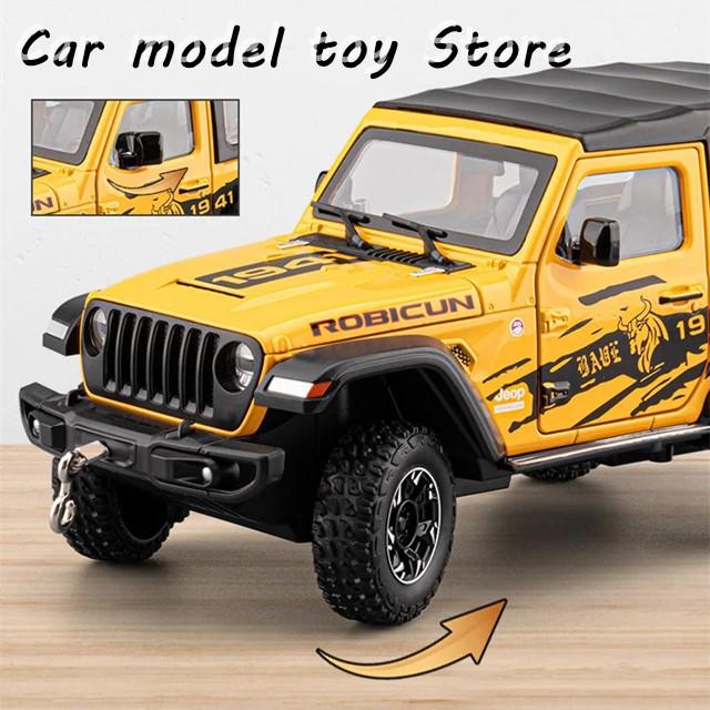 並行輸入品】1:24ジープラングラールビコンカーモデルシミュレーション