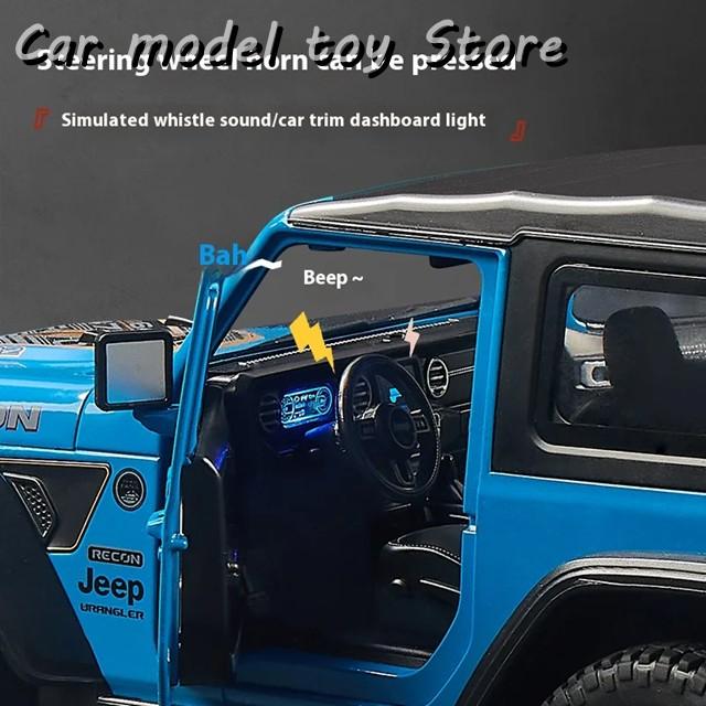 並行輸入品】1:18ジープラングラールビコンダイキャストモデルカー