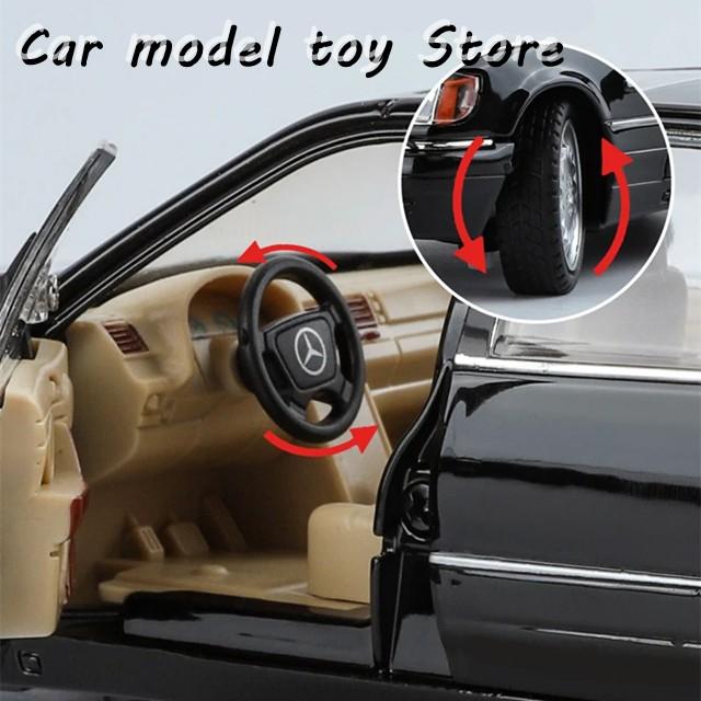 並行輸入品 1:24 W140 S320 SEL クラシック旧車模型ダイキャストレトロ