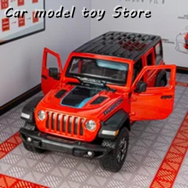 Dai ［プロフィール確認］ 並行輸入品】1:24ジープラングラールビコンSUVカーモデルダイキャスト
