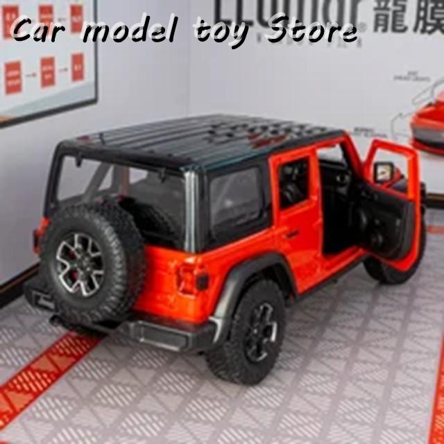 並行輸入品】1:24ジープラングラールビコンSUVカーモデルダイキャスト