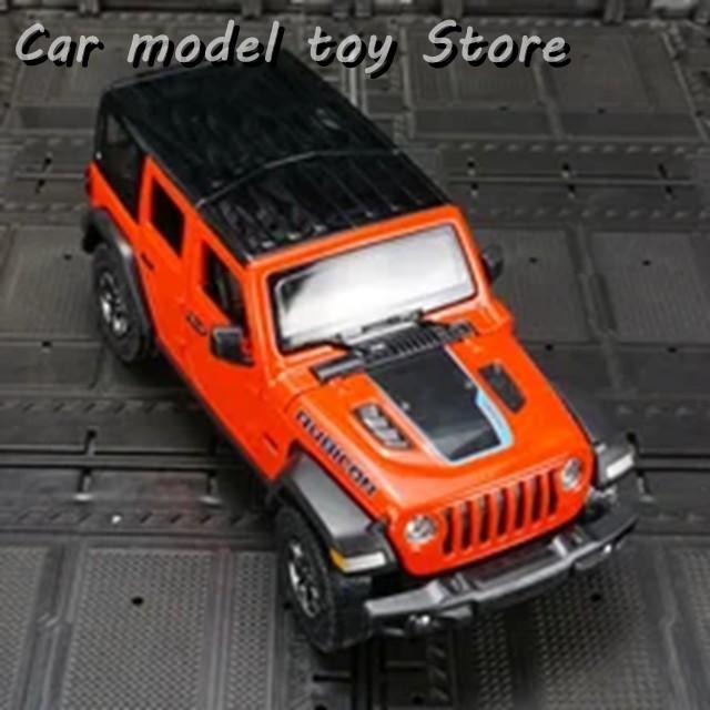 並行輸入品】1:24ジープラングラールビコンSUVカーモデルダイキャスト