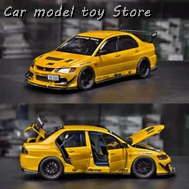 並行輸入品 スーパーA 1:18三菱エボ第9世代氏FQ ミニチュアダイキャストカーモデルカスタム子供ののギフト装飾品の画像