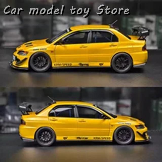 並行輸入品 スーパーA 1:18三菱エボ第9世代氏FQ ミニチュアダイキャストカーモデルカスタム子供ののギフト装飾品の画像