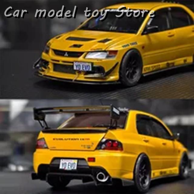 並行輸入品 スーパーA 1:18三菱エボ第9世代氏FQ ミニチュアダイキャストカーモデルカスタム子供ののギフト装飾品の画像