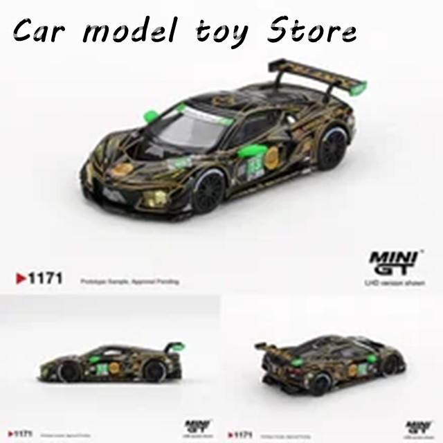 1/64 MINI GT 3台セット 並行輸入品 MINIGT 1171# 1:64 CHEVROLET CORVETTE Z06 GT3R IMSA DIE