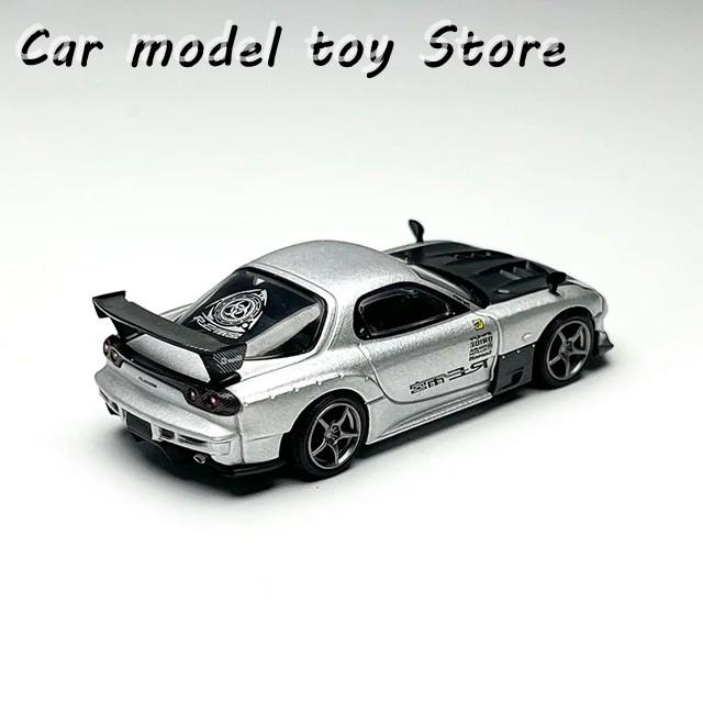 並行輸入品 MINIGT #1106 1:64 シルバーチューニングスタイルカー
