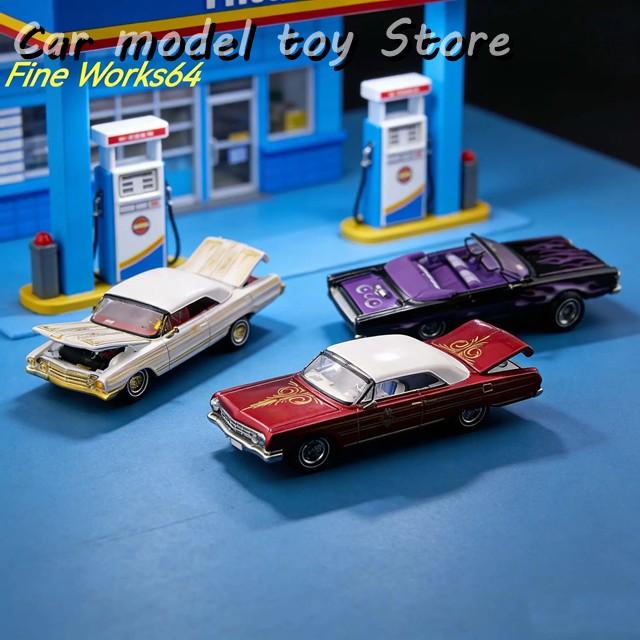 並行輸入品 ファインワークス 1:64 シボレー インパラ SS コースト