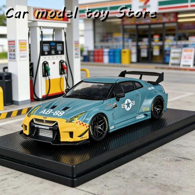 並行輸入品 NISSAN GTR R35 GT-R MC 1:64 LB ワイドボディ 車