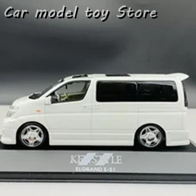 アシェット　エルグランド　1/43 美品 ローダウンカスタム 並行輸入品 日産 エルグランド E51 1:43スケール ダイキャスト製