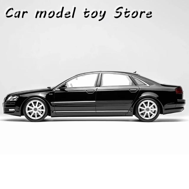 並行輸入品 MOTORHELIX 1/18 A8 W12 2008 レジン封入カーモデル 限定品の画像