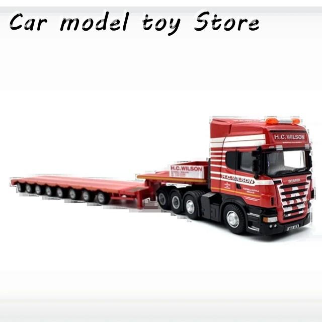 ユニバーサルホビー★美品スカニアR580★1/50トレーラーヘッドミニカー送料込 並行輸入品 OXFORDダイキャスト1/76スケールスカニアモデルカー