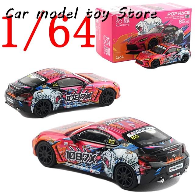並行輸入品 POPRACEダイキャスト1/64スケールトヨタモデルカートヨタ