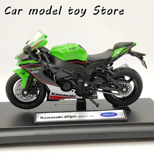 並行輸入品 ダイキャスト WELLY 1/18スケール カワサキ NINJA ZX-10R