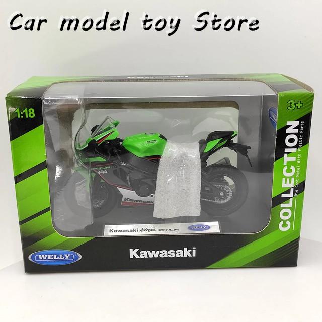 並行輸入品 ダイキャスト WELLY 1/18スケール カワサキ NINJA ZX-10R
