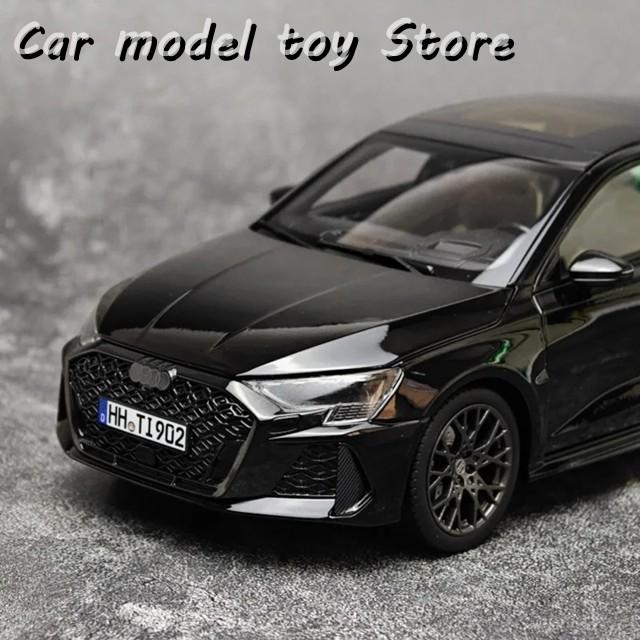 並行輸入品 NOREV ダイキャストモデル 1/18 RS3 2025 ブラック A3 カーモデル 静的ディスプレイ ホリデーギフトコレクションの画像