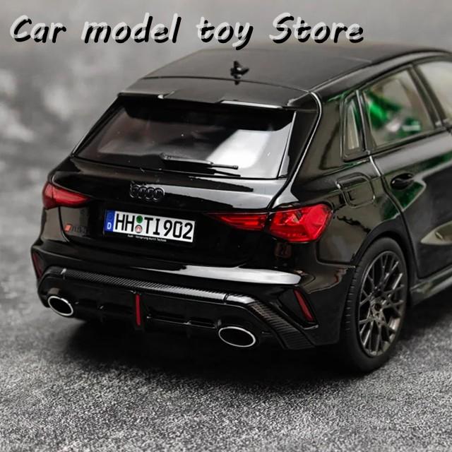 並行輸入品 NOREV ダイキャストモデル 1/18 RS3 2025 ブラック A3 カーモデル 静的ディスプレイ ホリデーギフトコレクションの画像
