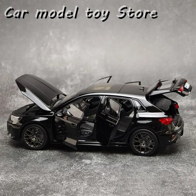 並行輸入品 NOREV ダイキャストモデル 1/18 RS3 2025 ブラック A3 カーモデル 静的ディスプレイ ホリデーギフトコレクションの画像