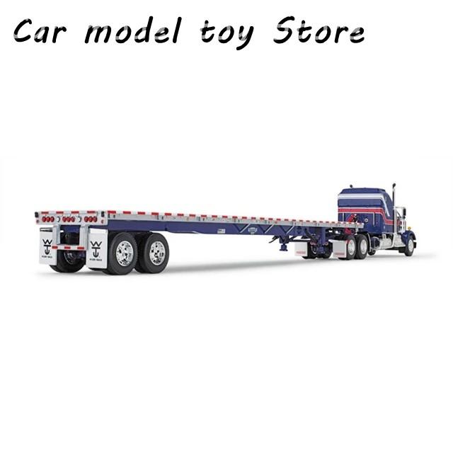 並行輸入品 ダイキャスト製 1:64スケール ケンワース W900A AE トラックトレーラー シミュレーションカーモデルの画像