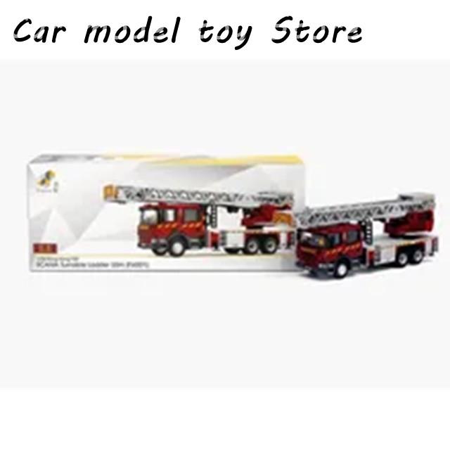並行輸入品 TINY 1/76 SCALE CAR MODEL 香港消防局 55M STEEL LADDER