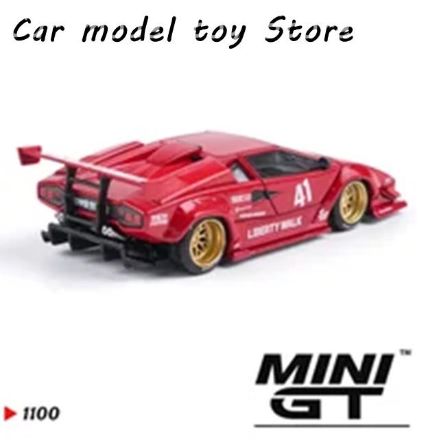 並行輸入品 MINIGT 1:64 SCALE COUNTACH LB SUPERCAR #1100 SIMULATED