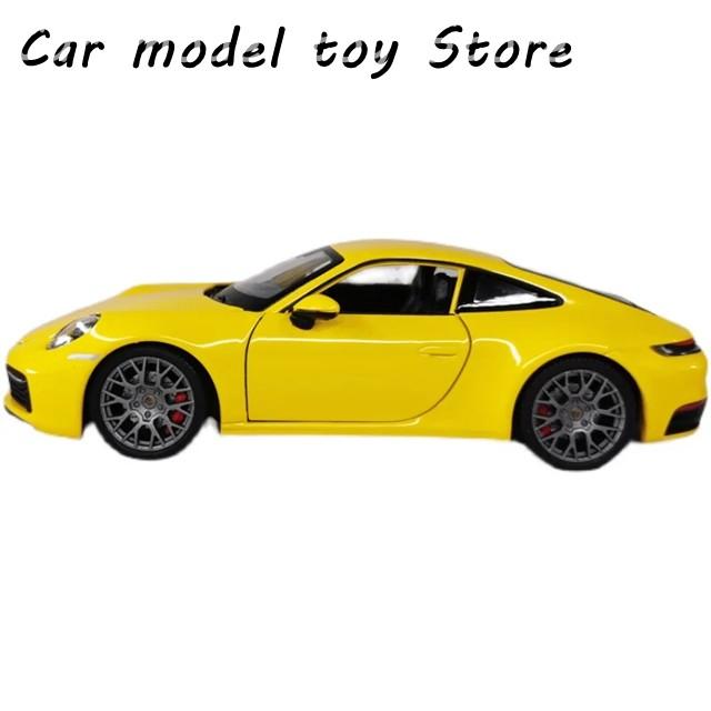 並行輸入品 WELLY ダイキャスト 1/24 ポルシェ 911 992 カーモデル