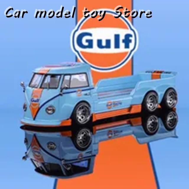 並行輸入品 641:64スケールVW T1カスタムトレーラーカーモデル大人