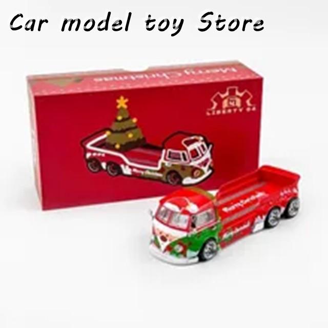 並行輸入品 641:64スケールVW T1カスタムトレーラーカーモデル大人