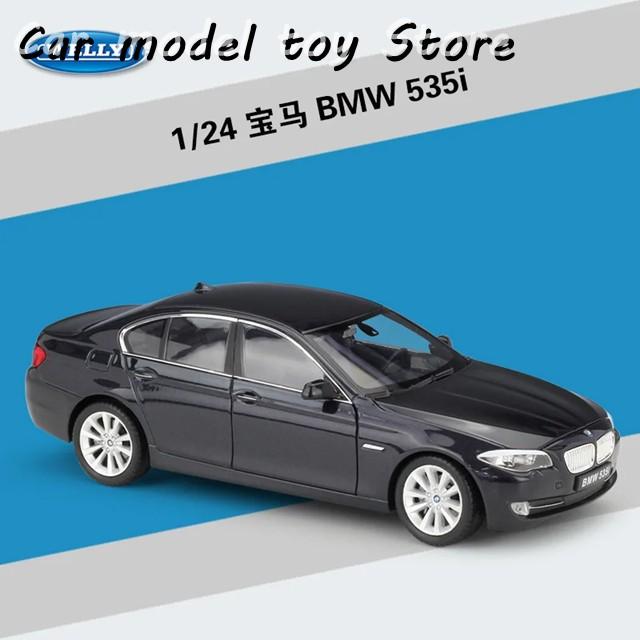 1/24  535i（カスタム品） 並行輸入品 WELLY 1:24 BMW 535I 黒車車モデル シミュレーション装飾