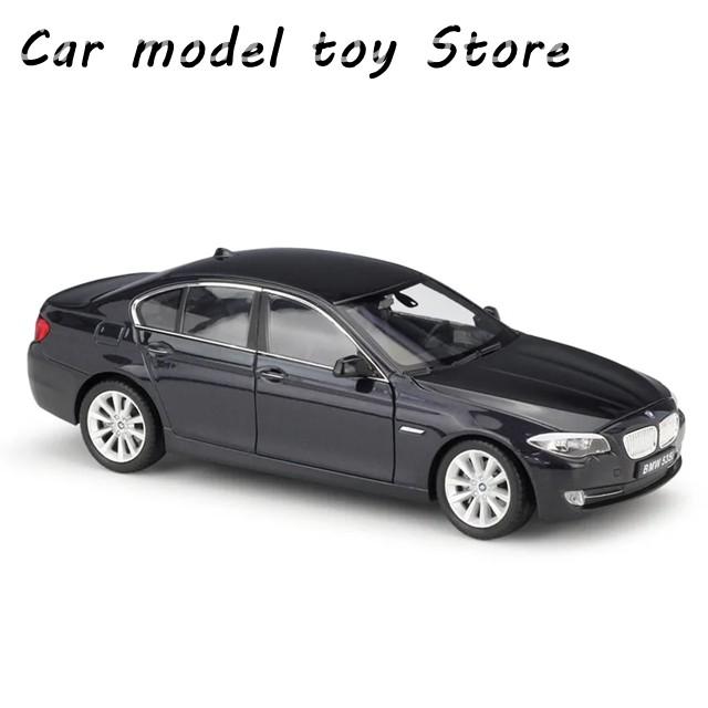 並行輸入品 WELLY 1:24 BMW 535I 黒車車モデル シミュレーション装飾