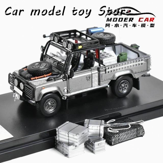 並行輸入品 SW 1:64 ディフェンダー ピックアップトラック ダイ