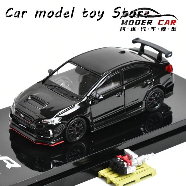 並行輸入品 ホビージャパン HJ 1:64 WRX STI RA-R ダイキャストモデル