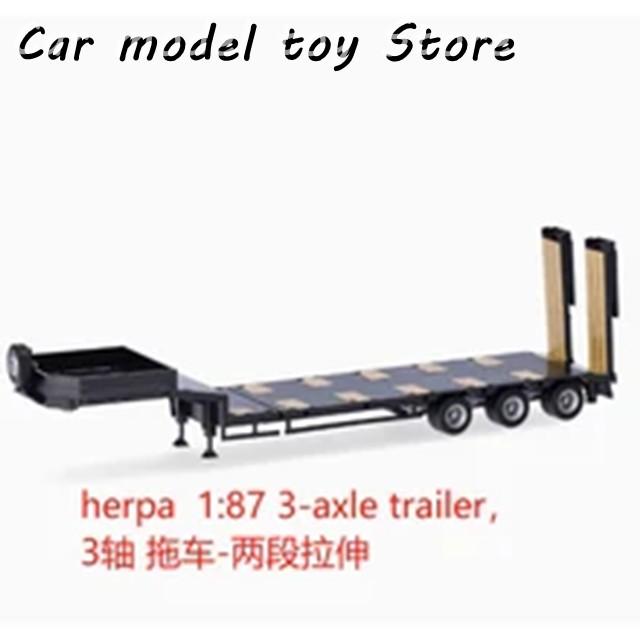 並行輸入品 HERPA 1:87 カーモデル14軸トレーラー : Car model toy