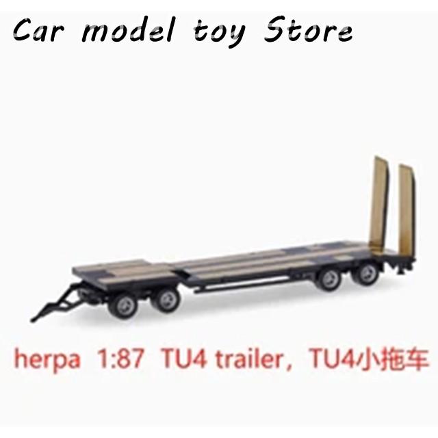 並行輸入品 HERPA 1:87 カーモデル14軸トレーラー : Car model toy