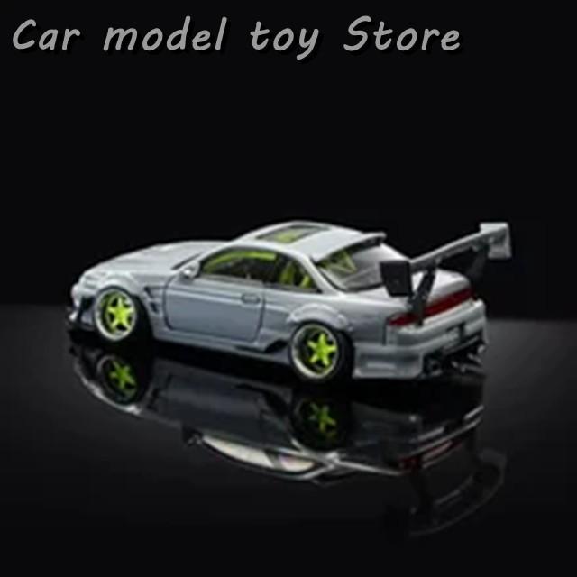 並行輸入品 MORTAL 1/64 SCALE S14 GT-SPEC V1 SPORTS CAR MODEL