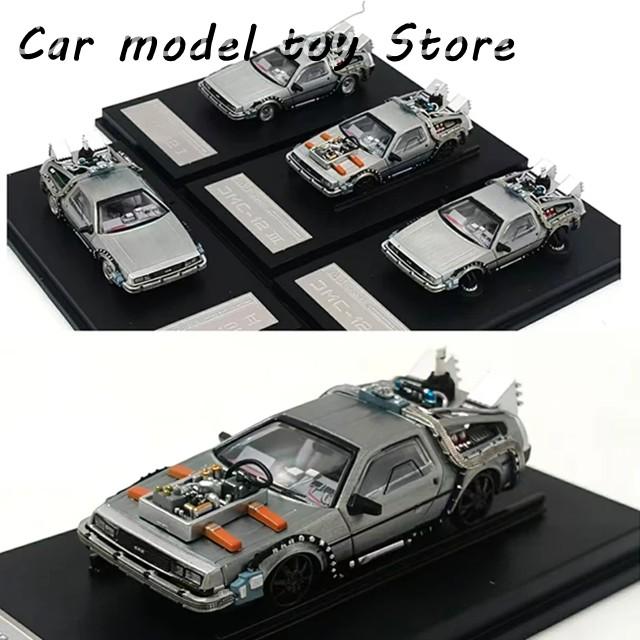 並行輸入品 MJ 1:64 バックトゥザフューチャー タイムマシン DMC-12