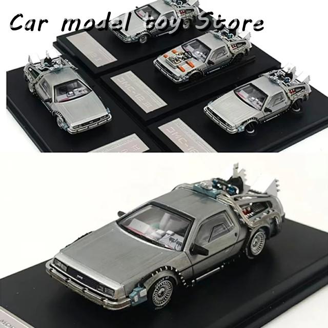 並行輸入品 MJ 1:64 バックトゥザフューチャー タイムマシン DMC-12