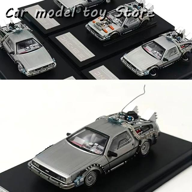 並行輸入品 MJ 1:64 バックトゥザフューチャー タイムマシン DMC-12