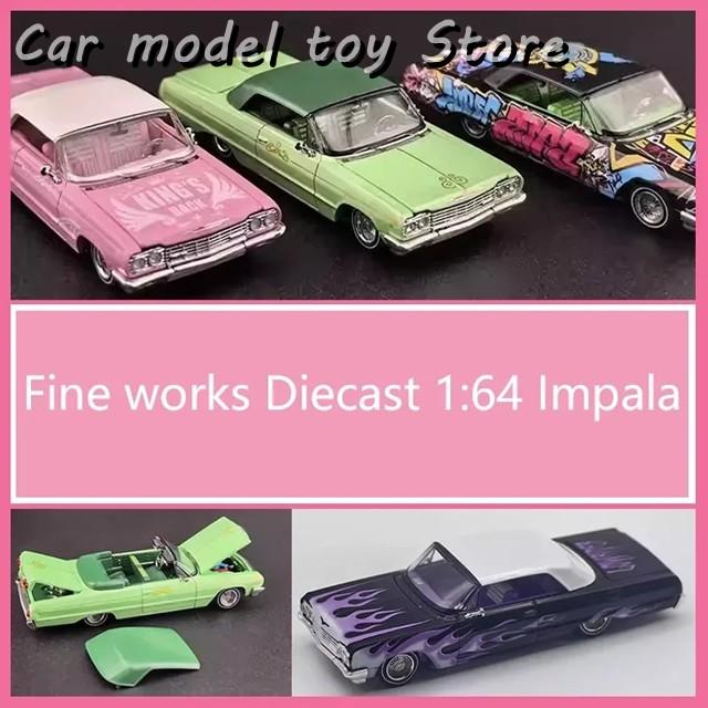 並行輸入品 ファインワークス ダイキャスト 1:64スケール インパラ