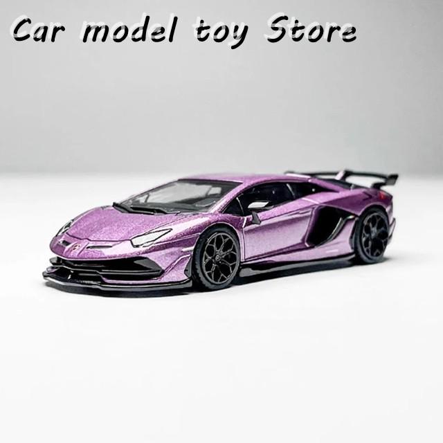 並行輸入品 HH TOOYS 1:64 SCALE AVENTADOR SVJ SIMULATION SPORTS CAR