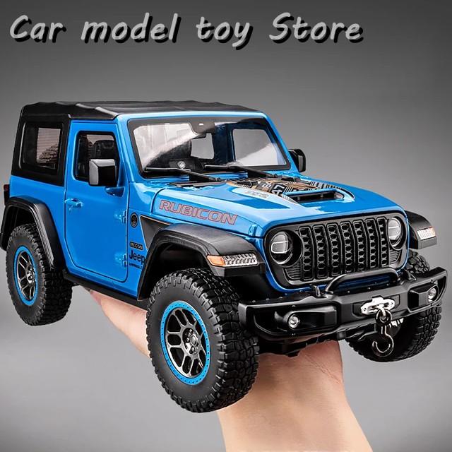 並行輸入品】1:18ジープラングラールビコンオフロードSUVダイキャスト