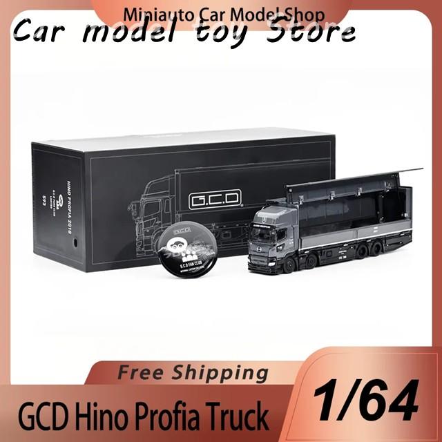 並行輸入品 GCD 1:64 日野プロフィア コンテナ トレーラー トラック