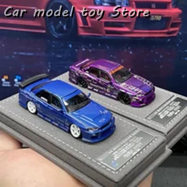 並行輸入品 MORTAL 1:64 NISSAN S14 SINGAPORE 2025 EDITION BLUE GTR