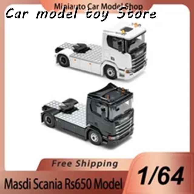 並行輸入品 MASDI 1:64 SCANIA R500 770S R650 CIVILIAN TRAILER