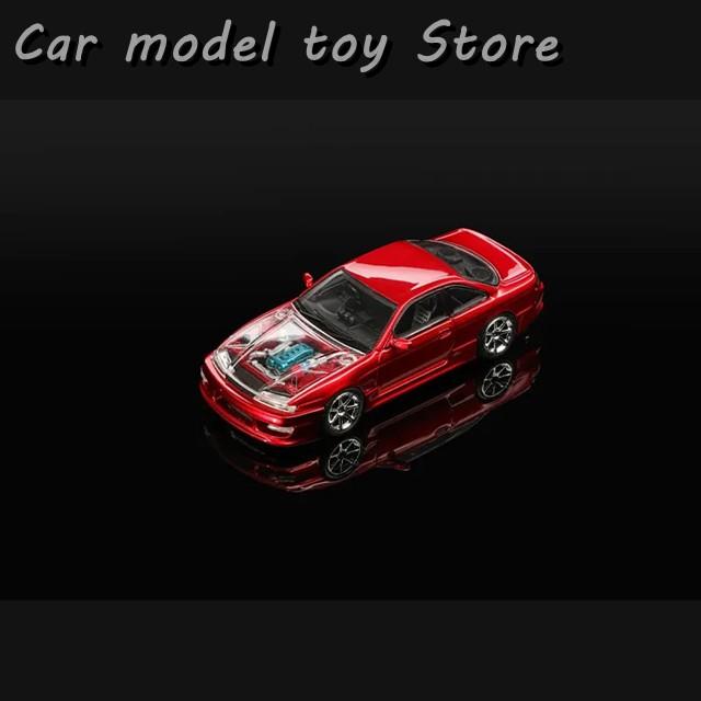 並行輸入品 MORTAL 1:64 NISSAN SILVIA S14 VERTEX LIC RED HEC