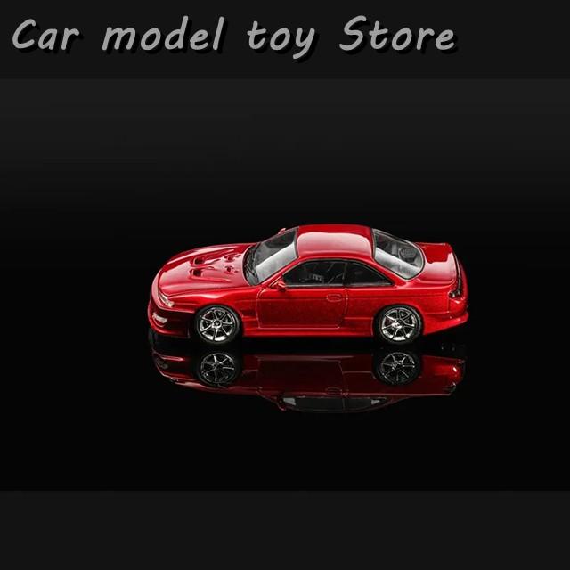 並行輸入品 MORTAL 1:64 NISSAN SILVIA S14 VERTEX LIC RED HEC
