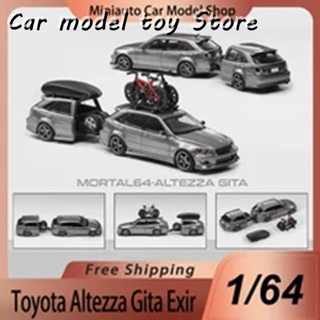 並行輸入品 在庫 MORTAL 1:64 TOYOTA ALTEZZA GITA ELIXIR TRAILER SET