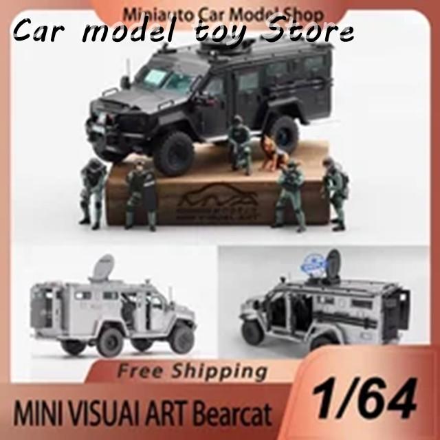並行輸入品 ミニVISUAIアート1:64ベアキャット装甲ミニチュアダイ
