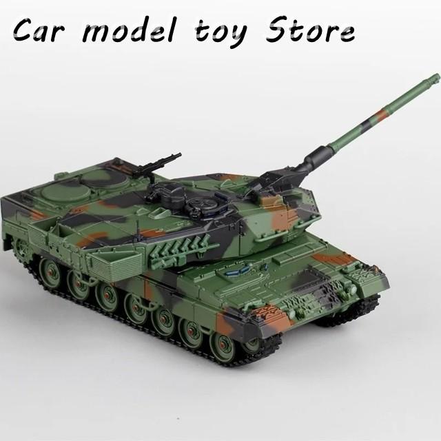並行輸入品 在庫のレオパード2A6主力戦車ミニチュアダイキャストモデル