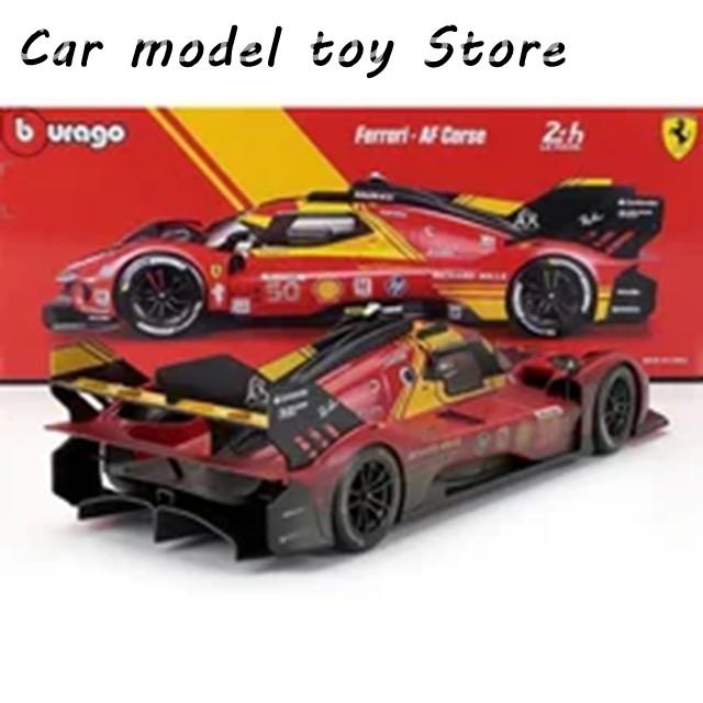 並行輸入品 BBURAGO 1:18 MUDDY DIRTY FERRARI 499P CHAMPION 2024 24H